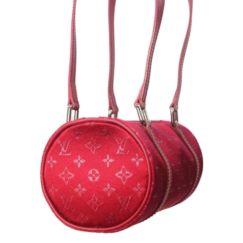 Louis Vuitton Red Monogram Satin Little Papillon - Picture 2 of 9